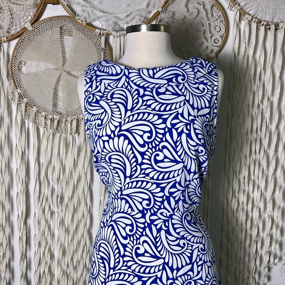 Boden Clarissa Midi Length Sleeveless Dress Size 12P - Picture 5 of 15